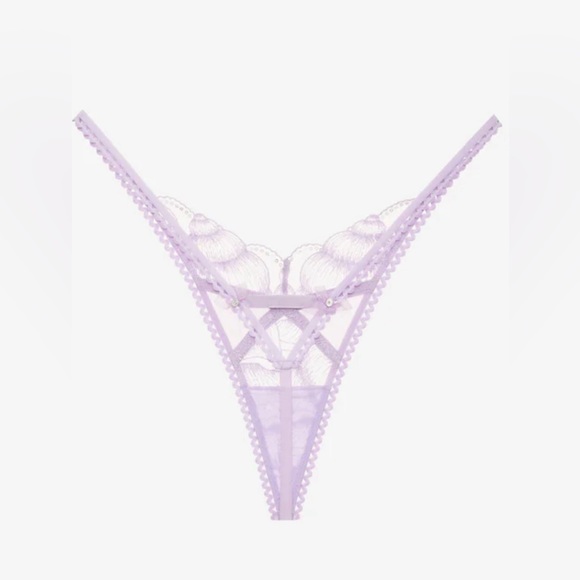 ❤️NWT For Love & Lemons Purple Sequined Bra & Panty Set Size M❤️ - Picture 13 of 17